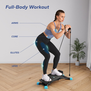 Máquina de Equilibrio Portátil para Esquí con Monitor LCD, Banda Elástica de PP, Entrenamiento de Cuerpo Completo, Banda de Resistencia con Agarre, Duradera para Yoga y Pilates - Product Image 6