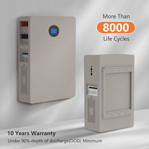 Système solaire économique LITHTECH 51,2 V 5 kW avec batteries ioniques LiFePO4 48 V 100 Ah 10 kW, pack de batteries LiFePO4 pour stockage d'énergie - Product Image 2