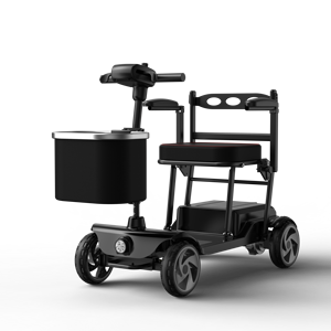 Trottinette électrique pour personnes âgées, quatre roues, en alliage d'aluminium, pliable, frein électromagnétique, batterie au lithium 250W - Product Image 1