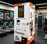 Distributeur automatique de boissons protéinées haute rentabilité fabriqué en Chine, 6 poudres, chaud/froid, télécommande, pour centre de remise en forme et salle de sport
