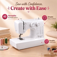 Machine à coudre multi-points UFR-818, conviviale et polyvalente, avec point de couture, idéale pour la confection de vêtements et la décoration intérieure