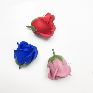 Flor de jabón Artificial para decoración del hogar, rosa roja antigua, oferta - Product Image 2
