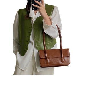 Bolso de Hombro de PU Retro de Moda, Estilo Vintage Coreano, Nuevo para Mujer, Invierno 2026, en Existencia para Venta al por Mayor - Product Image 2