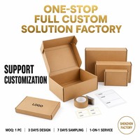 Boîtes d'expédition en papier kraft écologiques, cartons ondulés personnalisés, services d'emballage tout-en-un