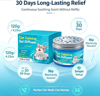 Diffuseur de phéromones apaisantes pour chiens et chats, soulagement naturel du stress à base de plantes, chauffage électrique, gel à absorption rapide pour l'amélioration de l'humeur