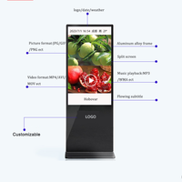43 ''Señalización digital Carcasa de metal independiente Windows Android Información Quiosco Publicidad Máquina