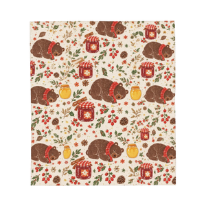 Manta de Oso Adorable, Franela de 280 g/m², 50x60 Pulgadas, Manta de Forro Polar Suave y Acogedora al por Mayor para Cama, Sofá, Invierno, Regalo para Dormitorio Infantil - Product Image 4