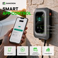 GANCRON 7kW T2S EV Wallbox EVSE DLB Dynamic Load Management N1CT Kit Type2 pour la France et l'Italie – Chargeurs domestiques pour véhicules électriques