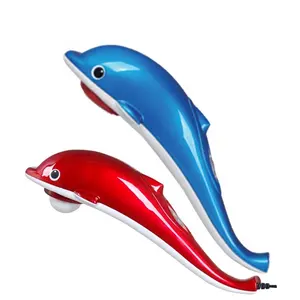 공장 가격 주문 유효한 전기 진동기 몸 적외선 돌고래 모양 소형 마사지 기계