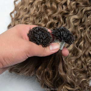 Extensiones de Cabello de Queratina con Punta Plana/K, Doble Trama y Cutícula Alineada, Cabello Remy Ruso, Extensiones de Cabello con Punta Plana - Product Image 1