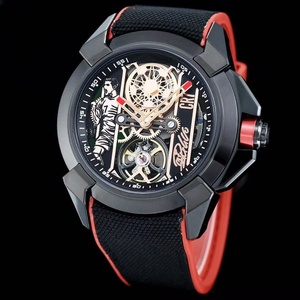 Montre mécanique pour homme de haute qualité, design ajouré, étanche au quotidien, noire - Product Image 3