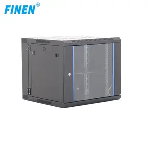 Wall Mount Network Rack Cabinet Swing Mount Dual Section Wall Rack 6U 9U 12U 15U 18U Rack Server Cabinet Double Section Network Cabinet