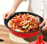 Panci Casserole Anti Lengket, Panci Besi Cor untuk Nasi Rebus, Sup, Bubur Makanan Laut, Panci Masak Rumah Tangga & Restoran