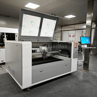 Machine combinée laser à fibres et CO2 pour l'acier, l'aluminium, l'acrylique et le bois, utilisée dans l'industrie de la tôlerie, de la publicité et de l'artisanat