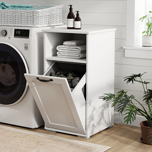 Armoire à linge avec sacs de rangement amovibles pour la buanderie - Product Image 3