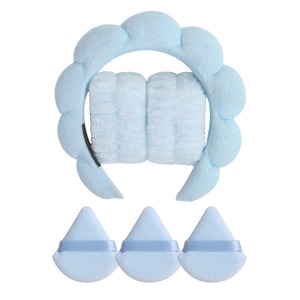 6 pièces : Bandeaux de lavage en microfibre tendance, Chouchous, Bandeaux bouffants et Bandeaux de spa pour le lavage du visage, le maquillage, la douche et les soins de la peau - Product Image 1