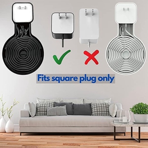 Outlet Wall Mount Holder for <strong>Echo</strong> <strong>Dot</strong> <strong>3rd</strong> <strong>Gen</strong> Speaker Hanger Holder Wallet Stand Holder for Charging Dock Case - Product Image 3