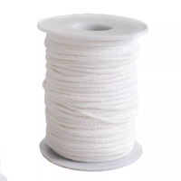1 Rouleau de 60m de Mèche de Bougie en Coton Tressé pour Fabrication de Bougies, Accessoire Parfumé, Vente en Gros, Mèche Naturelle Sans Fumée