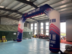 Arco Inflable Comercial Sellado para Entrada, Inflables Publicitarios de PVC Reforzado con Bomba de Aire Eléctrica para Entrada y Salida de Eventos - Product Image 2
