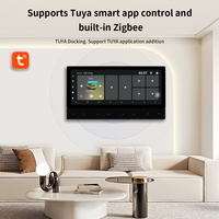 Interrupteur mural tactile Anjielo Smart avec écran IPS de 6 pouces, en aluminium et PC, avec Zigbee pour le contrôle Wi-Fi
