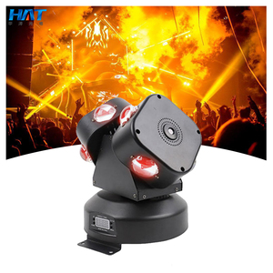 HAT LED 2 Head Hot Wheels RGBW Laser Evening Bar Stage Lights - Product Image 1