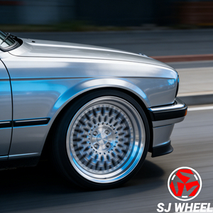 Jantes en alliage vintage SJ Classic Mesh de 17 à 24 pouces, 5x112, 5x114.3, 5x120, 6x139.7, compatibles avec <span class=keywords><strong>BMW</strong></span> E30, Rolls-Royce, jantes de rechange - Product Image 2