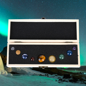 <span class=keywords><strong>Esfera</strong></span> de Cristal Curativa de Piedras Preciosas Naturales, Precio de Fábrica, Venta Caliente, Bola de Cristal de los Nueve Planetas, Caja para Regalo - Product Image 2