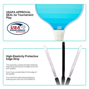 Raquette de pickleball à <span class=keywords><strong>prix</strong></span> avantageux, nouvelle arrivée, confortable, légère, durable, excellent contrôle, fabrication par pressage à froid. - Product Image 4