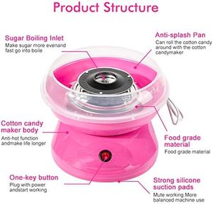 Small Home Appliances Sugar Candy Floss Marshmallow Maker Cotton Candy <b>Machine</b> for Kids Gift - Product Image 2