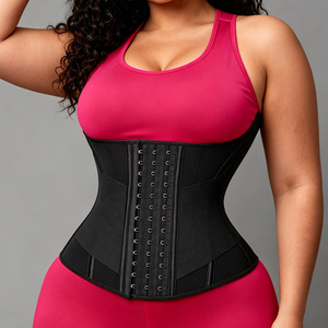Ceinture de maintien sportive en maille de nylon antibactérienne à 15 baleines, avec deux sangles de compression robustes pour le contrôle du ventre - Product Image 5