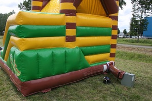 <span class=keywords><strong>Château</strong></span> gonflable pour enfants en plein air avec toboggan en forme <span class=keywords><strong>de</strong></span> palmier 4,5 m x 4 m x 3,5 m Âges 6-12 Capacité 3-4 enfants - Product Image 3