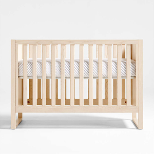 Cuna de bebé convertible 3 en 1, <span class=keywords><strong>cama</strong></span> <span class=keywords><strong>nido</strong></span> de madera para bebé, diseño limpio, marco de <span class=keywords><strong>cama</strong></span> para niños, listón de seguridad para niños pequeños, muebles de lujo para dormitorio - Product Image 2