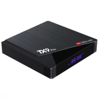 TX9 Pro 10K HD 6K Ultra HD Android TV Box Smart Android 14 2.4G/5GHz WIFI Quad Core Allwinner H616 Procesador Ethernet