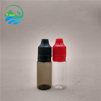 Vide 10ml 30ml 50ml 60ml 100ml 120ml bouteille compte-gouttes d'huile liquide en plastique PET bouchon à l'épreuve des enfants bouteilles de jus à presser