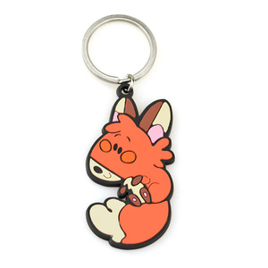 Móc khóa cao su bán buôn <span class=keywords><strong>PVC</strong></span> Anime cao su Keychain Tùy chỉnh cao su Keychain - Product Image 4