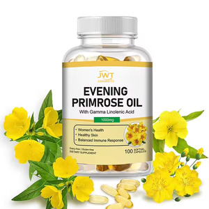 Kapsul Softgel Minyak <span class=keywords><strong>Evening</strong></span> <span class=keywords><strong>Primrose</strong></span> OEM Suplemen Kesehatan Hormon Kulit Wanita dengan Asam Gamma Linolenat - Product Image 1