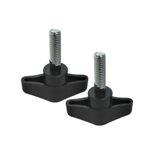 Flathead T Handle <b>Screw</b> M5 25mm 35mm Carbon Steel Adjustable Rubber Coated Hand <b>Screw</b> For Diy Use - Product Image 4