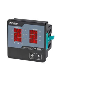 มิเตอร์วัดไฟฟ้าดิจิตอล YULING EM-06 แบบสามเฟส แสดงผลโวลต์ แอมแปร์ ความถี่ ลำดับเฟส ความแม่นยำ 12 1 1% - Product Image 3