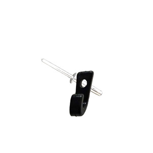 Gancho de plástico negro con forma de J, 20 unidades, para kayak, tienda de campaña, uso industrial general - Product Image 5