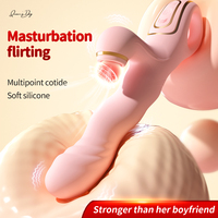 Vibrateur à ondes de massage à 9 vitesses pour femmes, avec poignée, rechargeable par USB, en silicone de qualité alimentaire, étanche IPX7, jouet sexuel