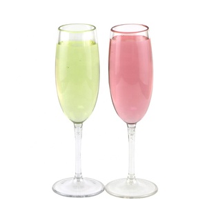 Flûtes à <span class=keywords><strong>champagne</strong></span> en plastique détachables sans BPA, recyclables, incassables, transparentes en Tritan - Product Image 5
