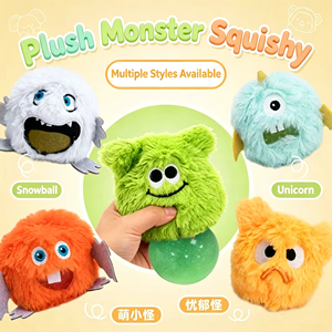 Nouveau jouet en peluche anti-stress, boule de raisin à presser, amusant et créatif, petit cadeau de vacances – en polyester, pour les 15 ans et plus - Product Image 2