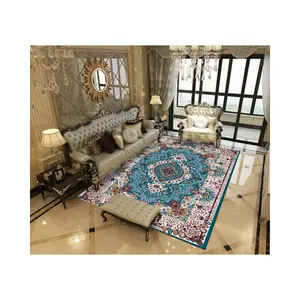 2024 Eco-friendly Area Faux Fur Rug With Anti-slip TPR Backing For Living Room Bedroom Print Rug