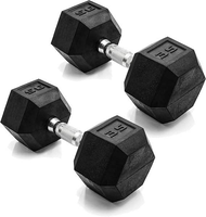 Vente en gros usine : Ensemble d'haltères hexagonales en caoutchouc pour salle de sport, en livres (lb), disponible à l'achat en ligne