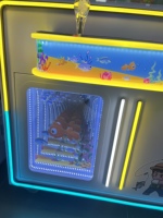 Offre Spéciale grande et mini machine de pêche d'intérieur Console de jeu pour enfants Machine de grue en métal Machine de pêche d'intérieur