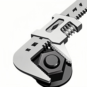 Llave Tipo F Multifuncional, Llave Ajustable de Ángulo Recto, Llave Plana Delgada para Fontanería, Gran Abertura para Tuercas Hexagonales - Product Image 5