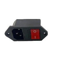 Prise de courant ZhaoFa Industrial 16A 250VAC 3P IP15/IP14 en cuivre nickelé, prise AC AC-14-F16, entrée IEC universelle EU AU UK CE