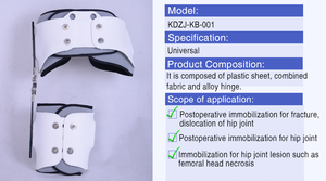 Ortesi per Abduzione dell'Anca con Cerniera per Adulti - Product Image 2