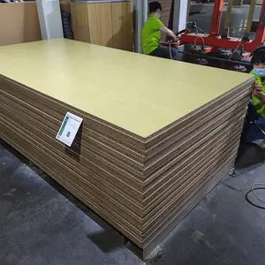 BANYUAN Wholesale18mm 2070x2800mm Particle Board Melamine Veneer Furniture Cabinet Board E0 Chipboard
