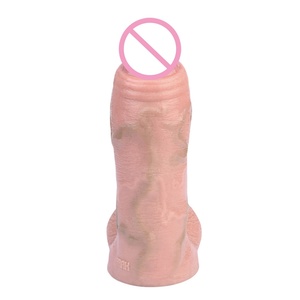 FAAK Realistic Thick Penis <b>Dildo</b> Suction Cup Anal Plug Vaginal Masturbation Unisex Soft Silicone <b>Dildo</b> Adult Sex Toys Wholesale - Product Image 3
